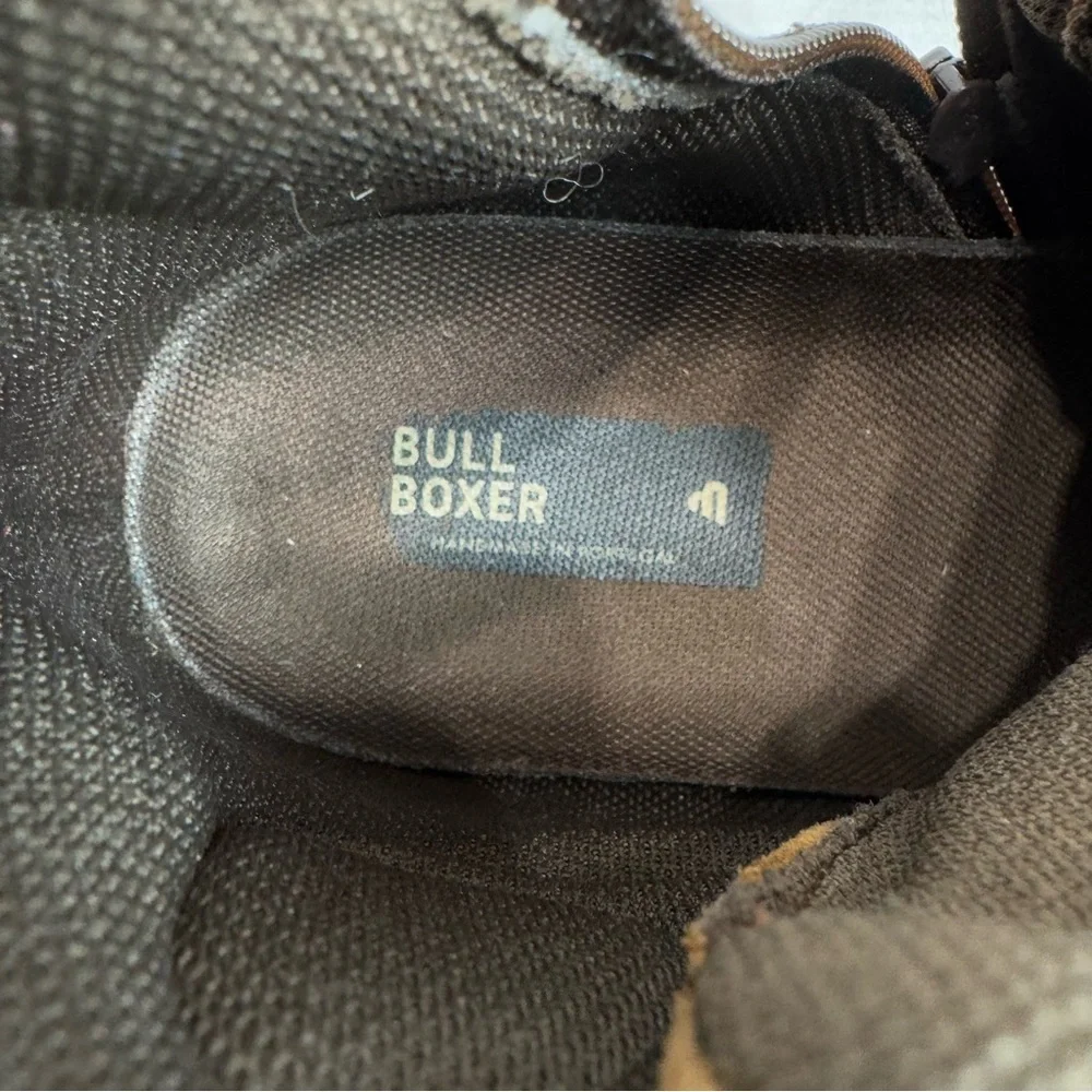 Bull Boxer Biltmore Men’s Brown & Black Genuine Leather Ankle Boots